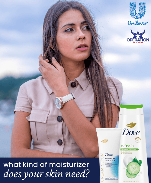 Dove what type of moisturizer does your skin need article 3