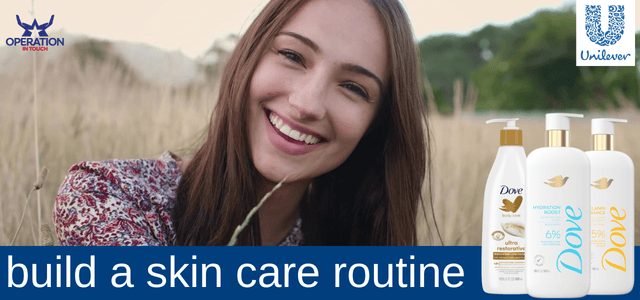Dove build a skin care routine email 640×300