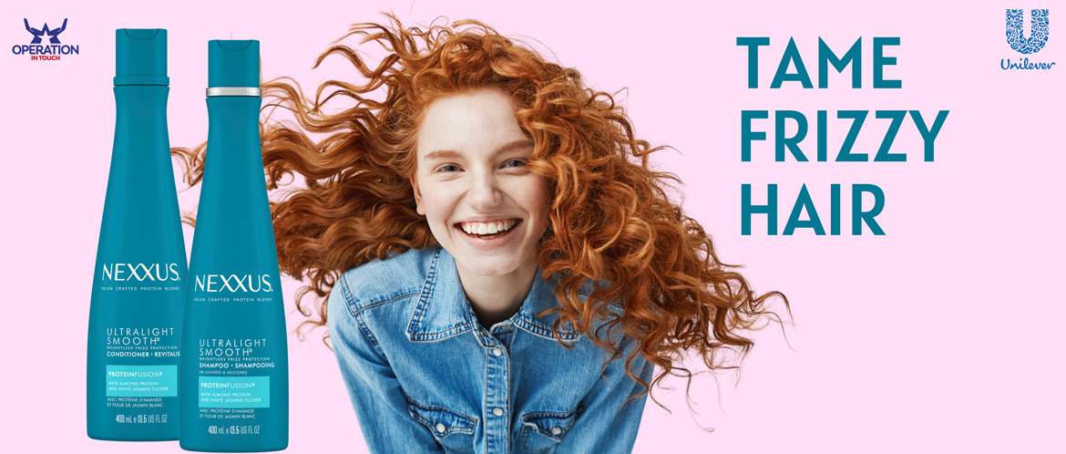 Nexxus tame frizzy hair carousel
