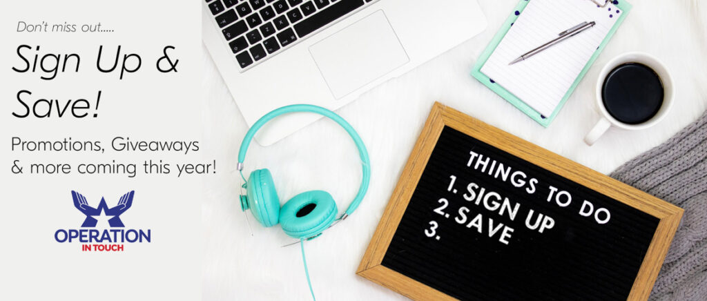 sign up save