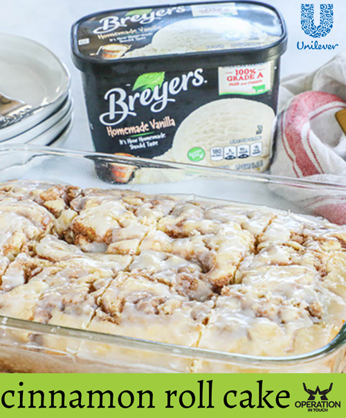 Breyer’s® Cinnamon Roll Cake Breyers cinnamon roll cake article