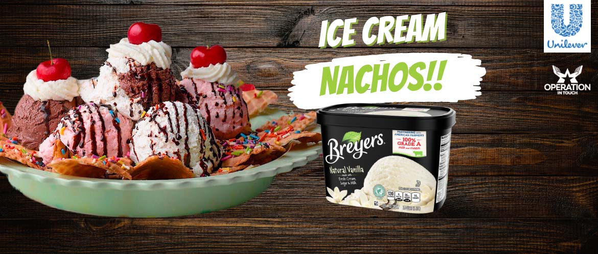 Breyers ice cream nachos