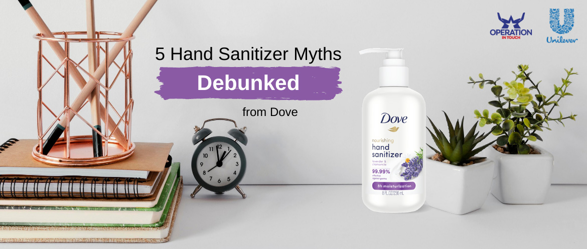 Dove hand sanitizer myths