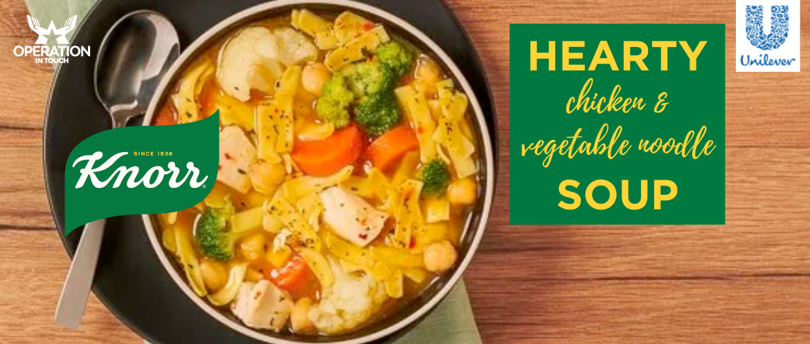 Knorr hearty chicken veggie noodle soup