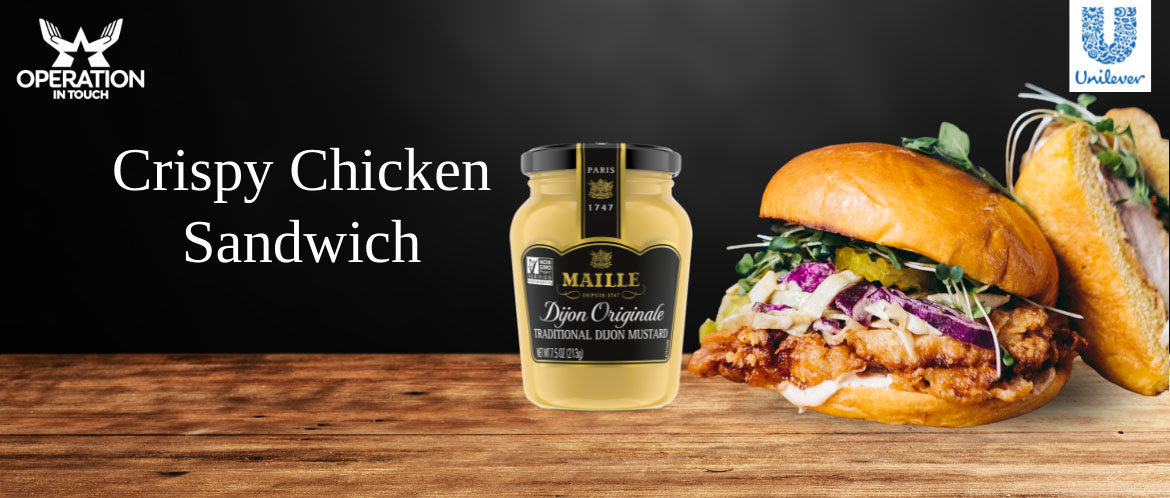Maille crispy chicken sandwich