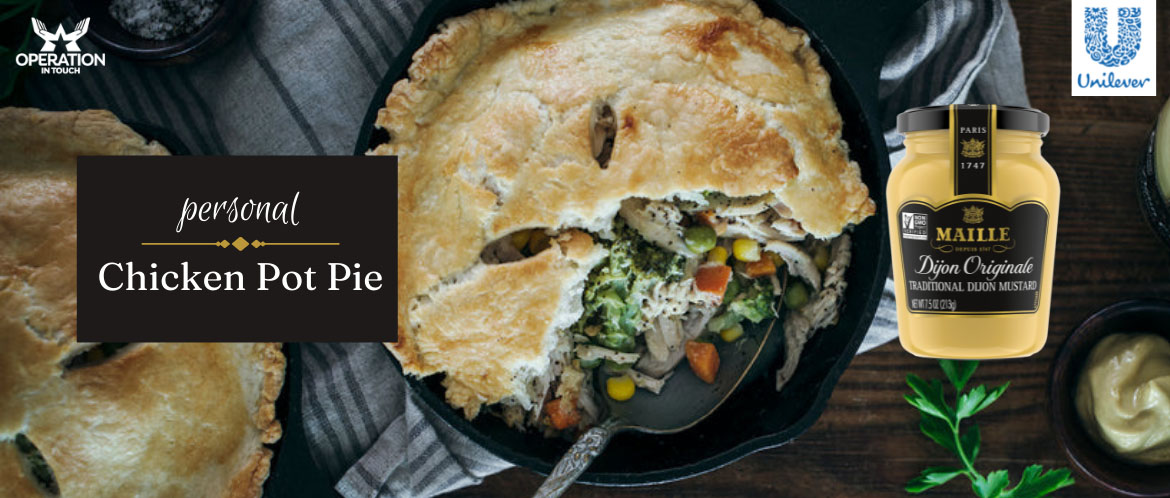 Maille chicken pot pie