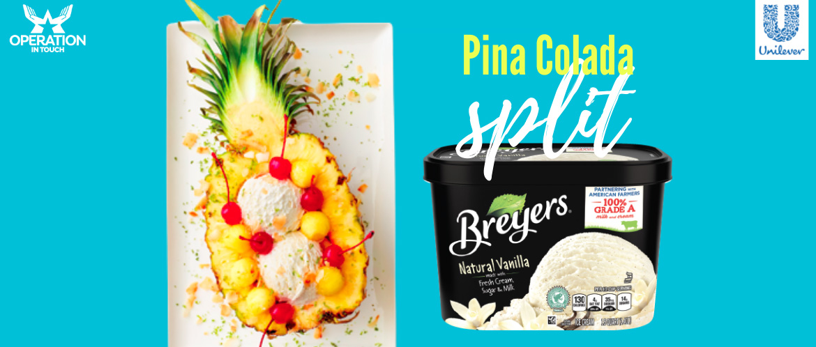 Breyers pina colada split carousel