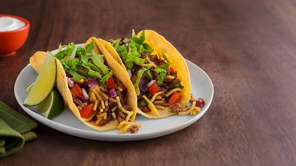 Knorr mexican rice beef tacos