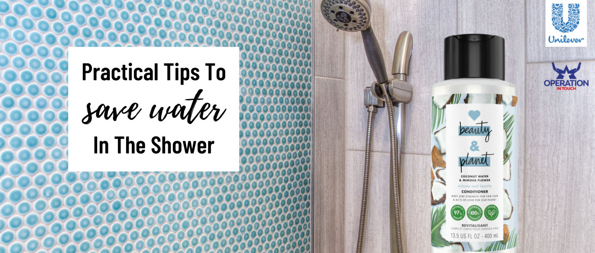 LBP practical tips to save water in the shower carousel