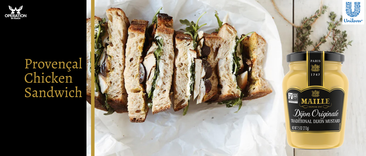 Maille provencal chicken sandwich carousel