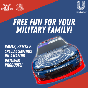 How Unilever is Supporting Our Military 2023 NASCAR SimCar article