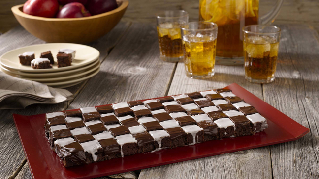 HBF checkered flag fudgy bites