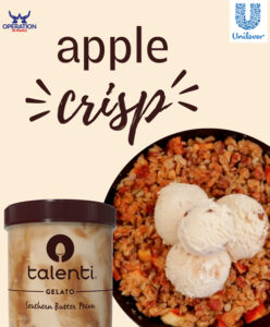 Talenti apple crisp article