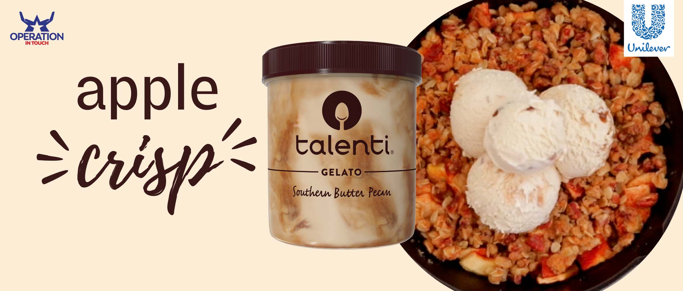 Talenti apple crisp carousel