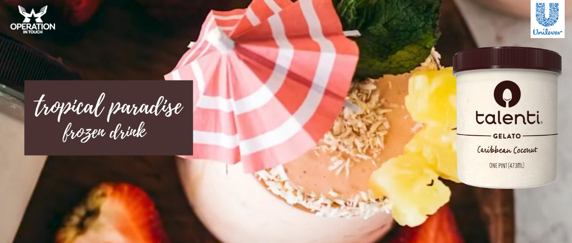 Talenti tropical paradise frozen drink carousel