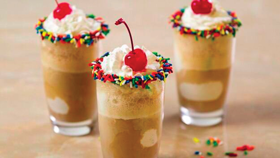 Breyers root beer float shooters