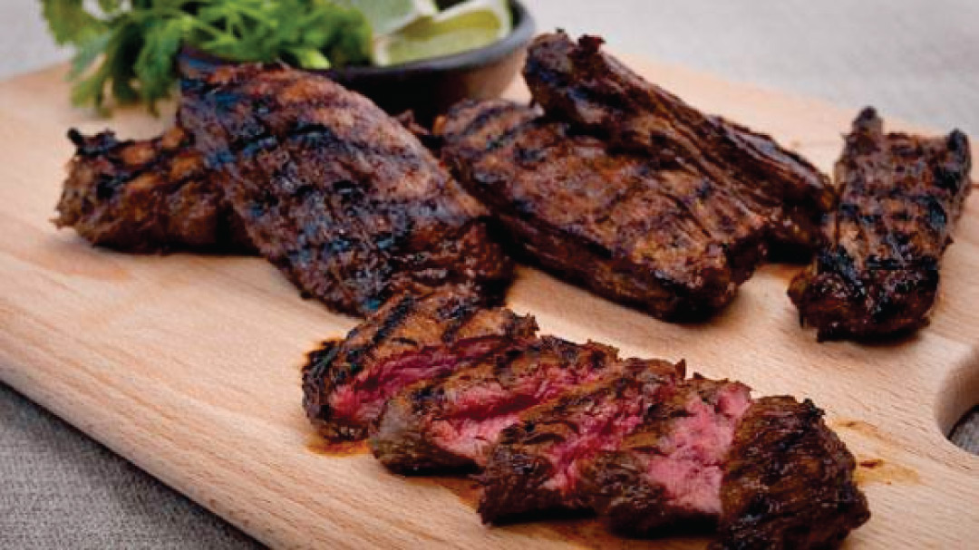 HBF grilled asian skirt steak