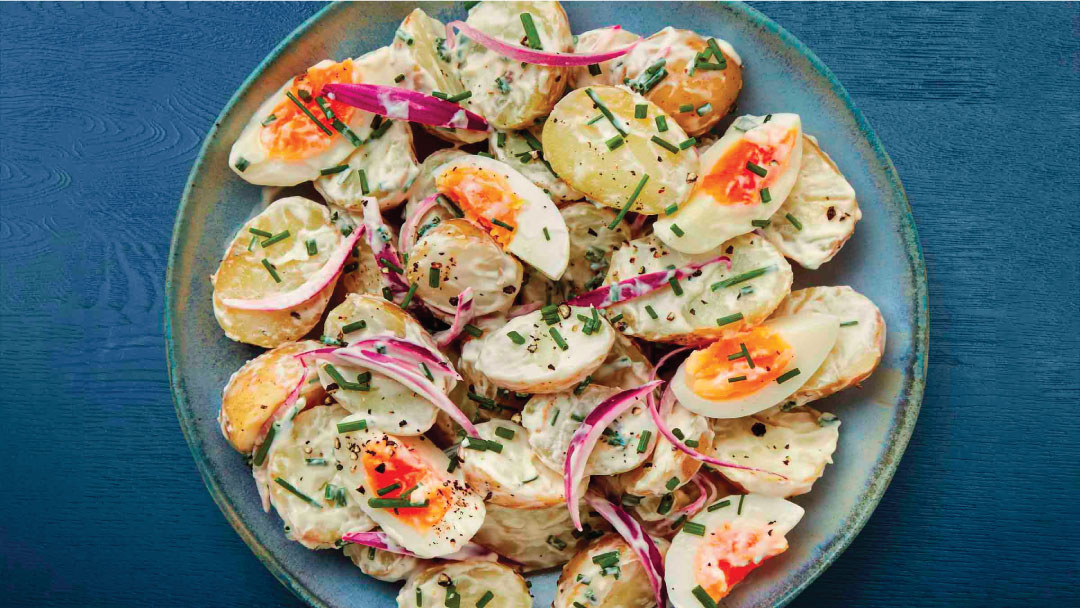 HBF potato egg salad recipe