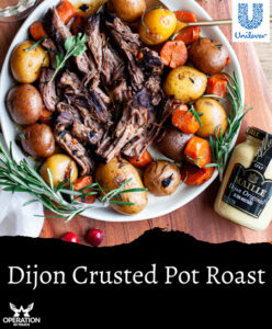 Maille dijon crusted pot roast article