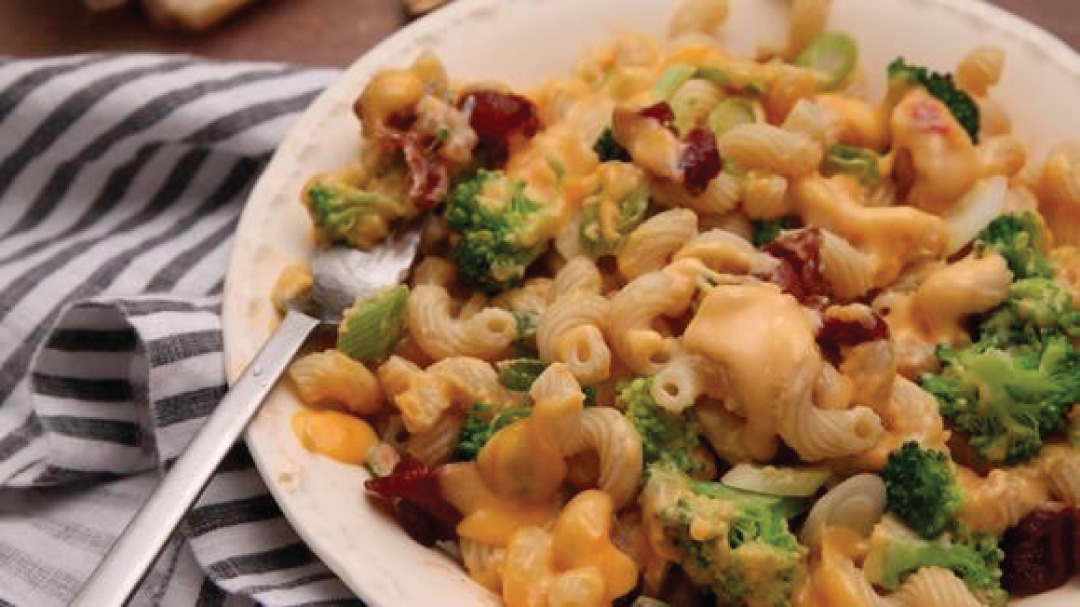 knorr creamy cheddar broccoli pasta with bacon