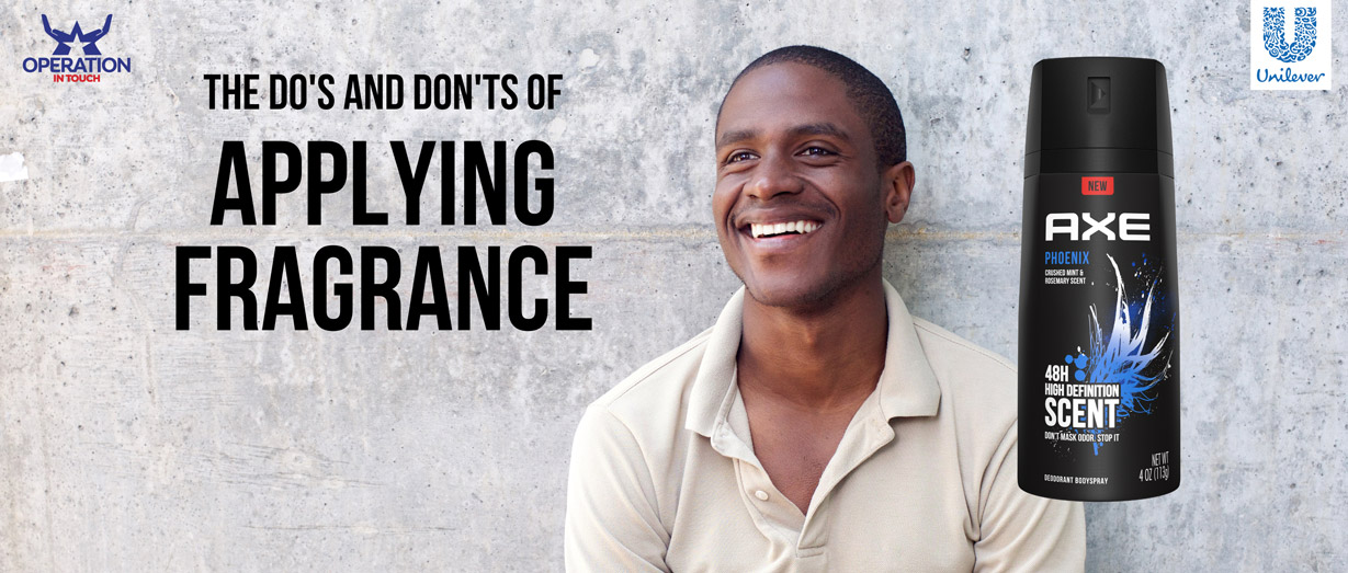 Axe do's don'ts applying fragrance carousel