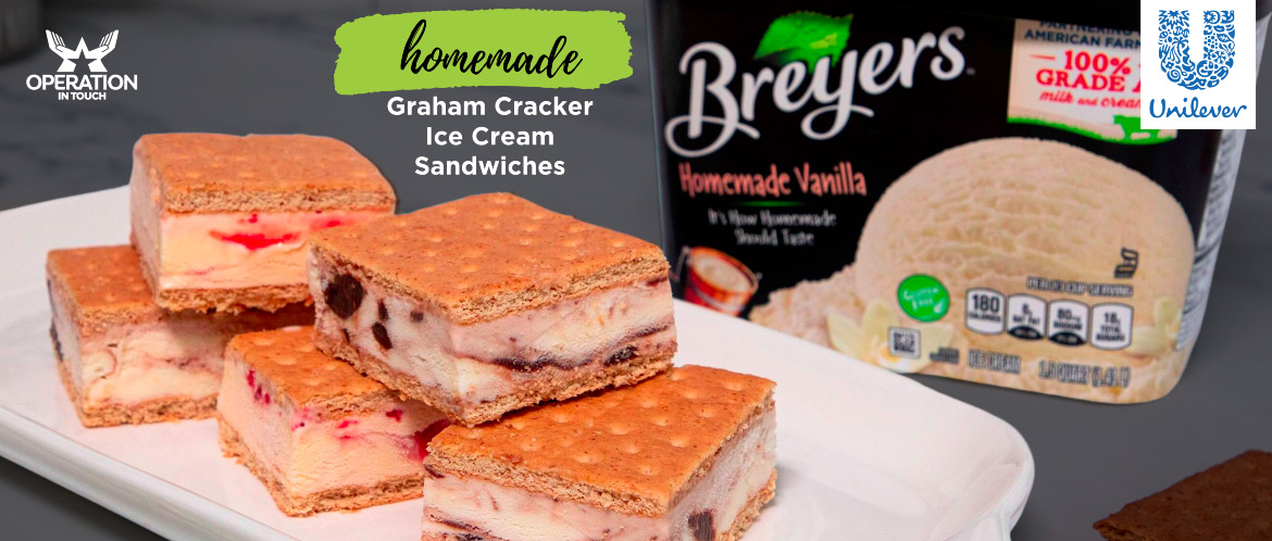 Breyers homemade graham cracker ice cream sandwiches carousel