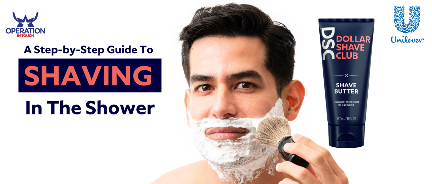 DSC step by step guide to shaving in the shower carousel