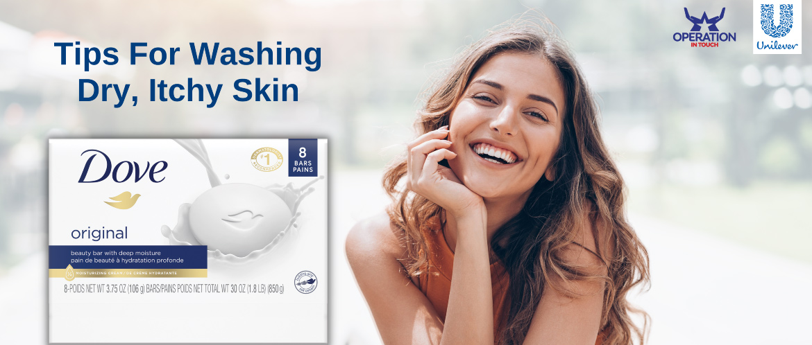 Dove Tips for Washing Dry Itchy Skin carousel