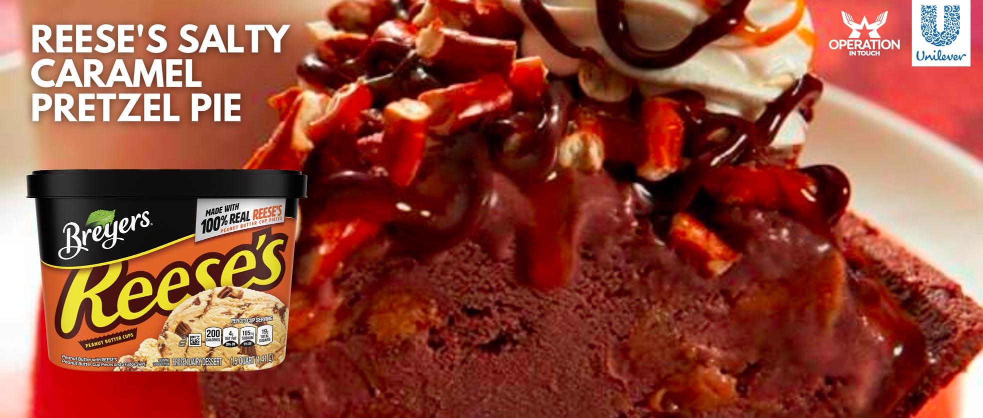 Reese's Salty caramel pretzel pie carousel