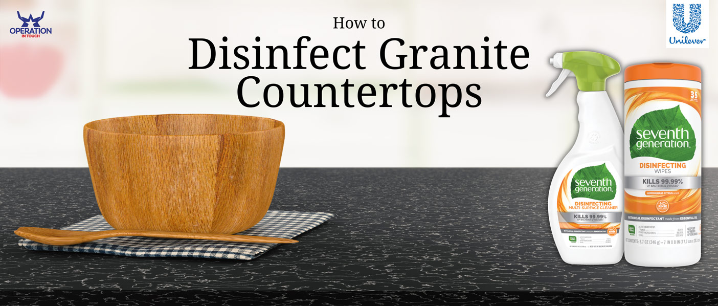 Seventh Generation disinfect granite countertops carousel
