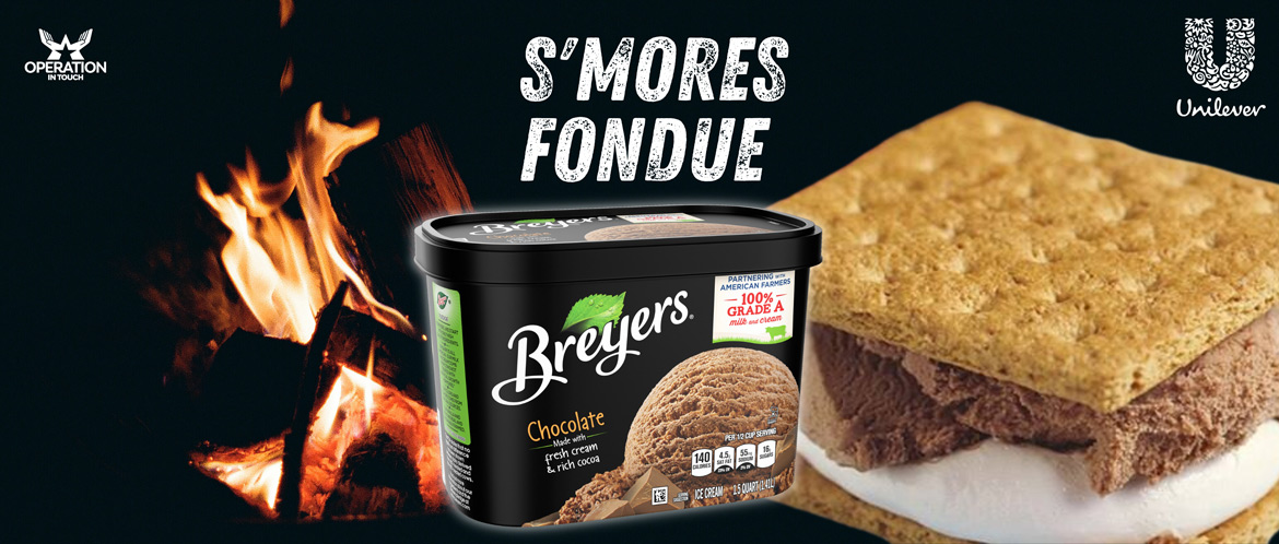 Breyers s'mores fondue carousel