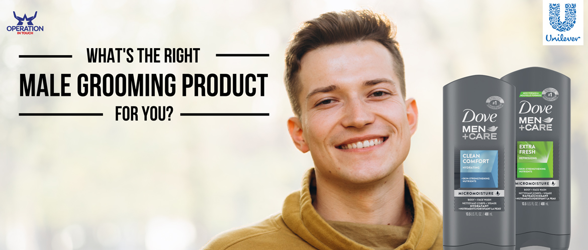 Dove what's the right male grooming product for you carousel