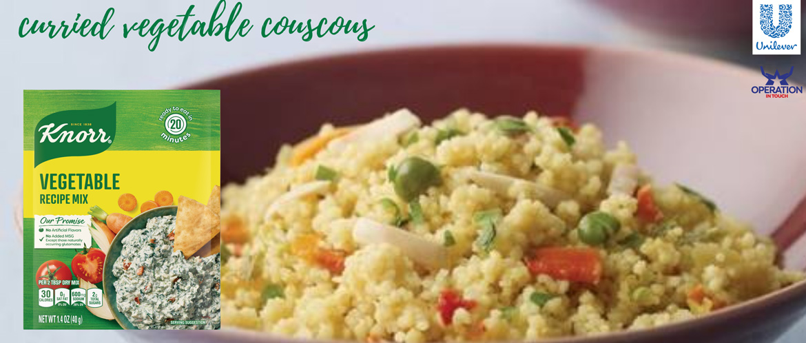 Knorr curried vegetable couscous carousel