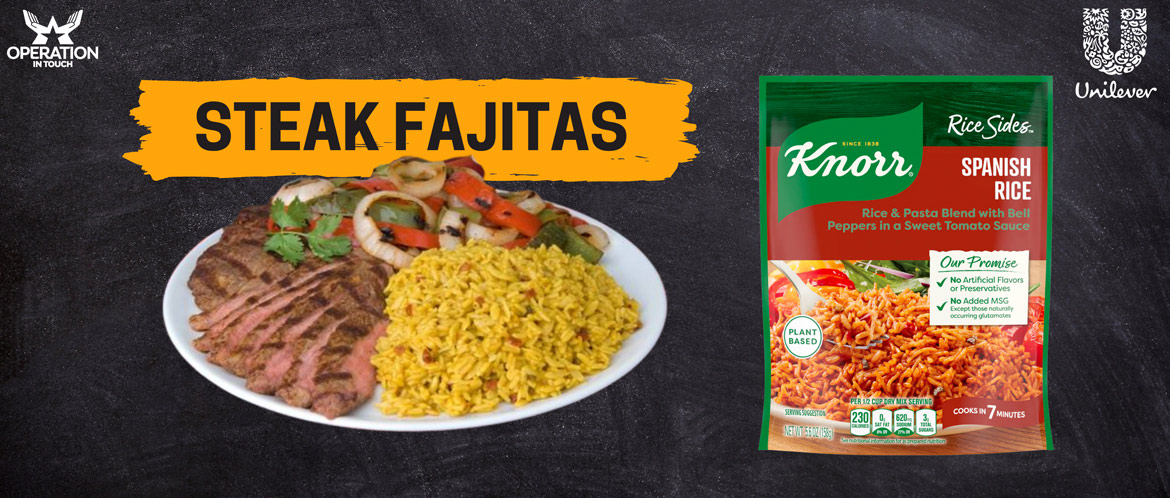 Knorr steak fajitas carousel
