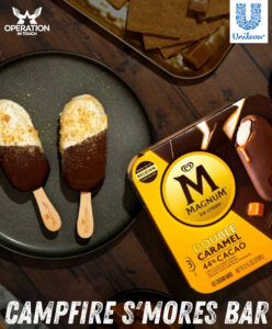 Magnum campfire s'mores bar article