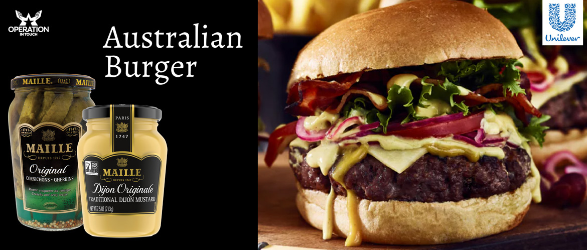 Maille Australian Burger carousel