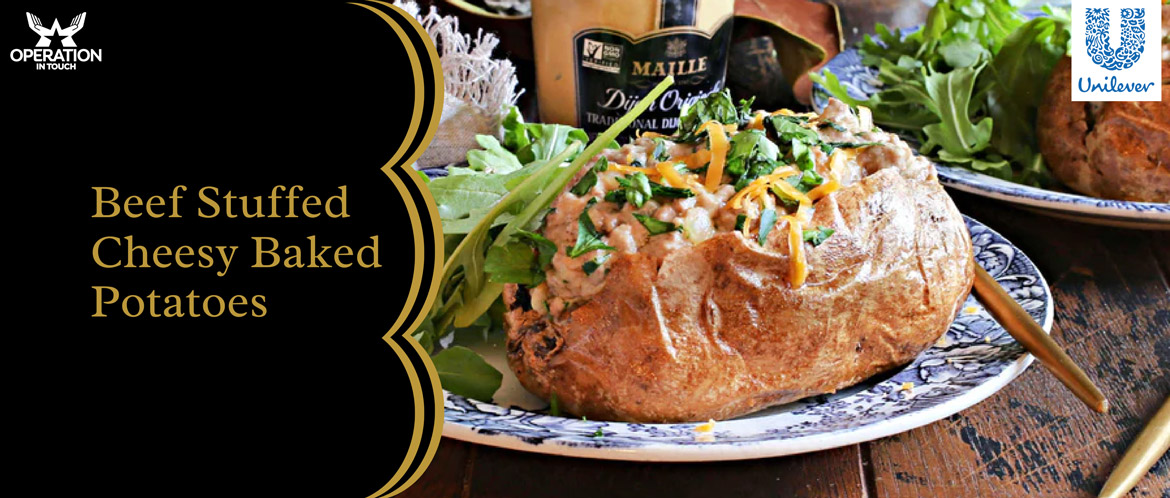 Maille Beef Stuffed Cheesy Baked Potatoes carousel