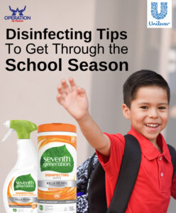 SVG disinfecting tips to get through school article
