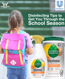 SVG disinfecting tips to get through school article copy