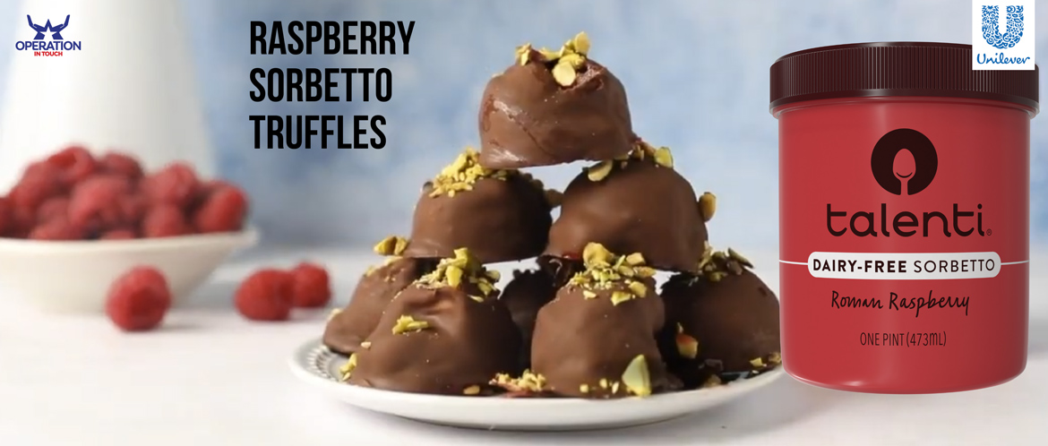 Talenti raspberry sorbetto truffles carousel