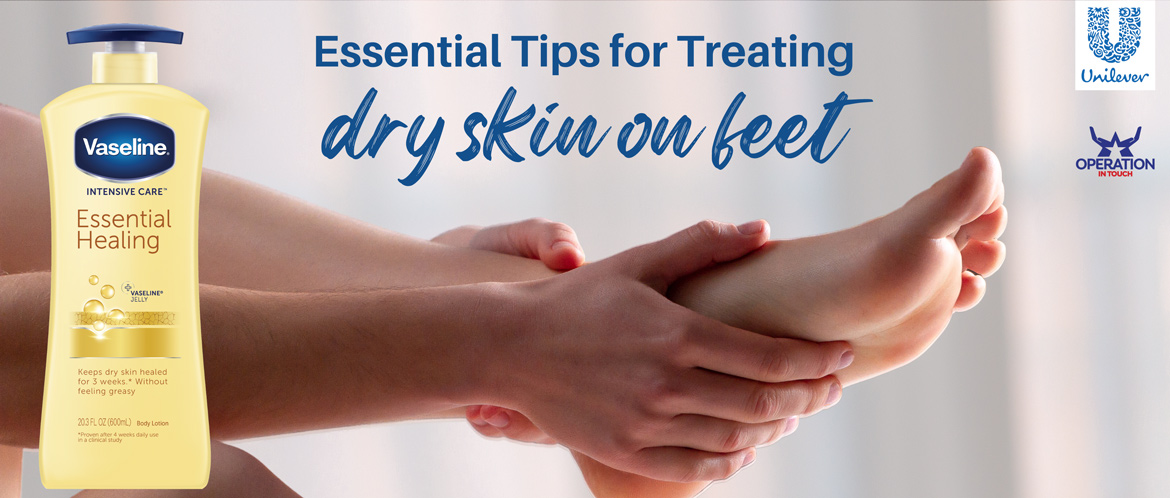 Vaseline Essential Tips for Treating Dry Skin on Feet carousel