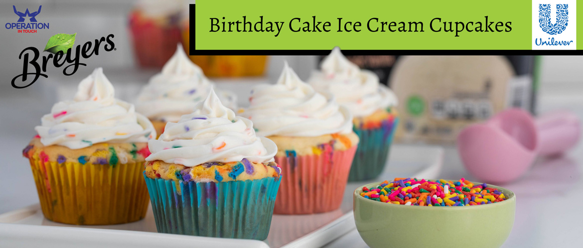 Breyers birthday cake ice cream cupcakes carousel