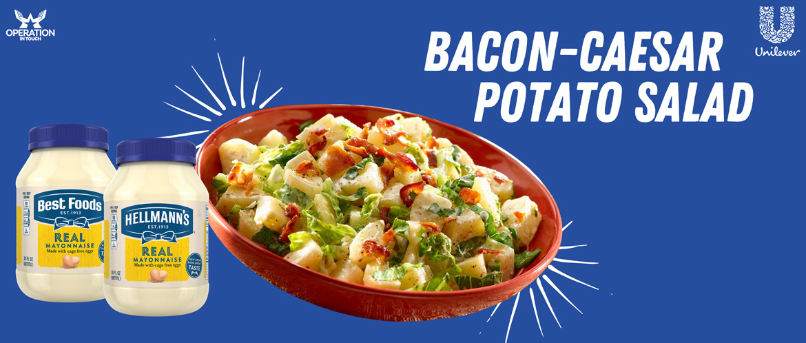 HBF bacon caesar potato salad carousel