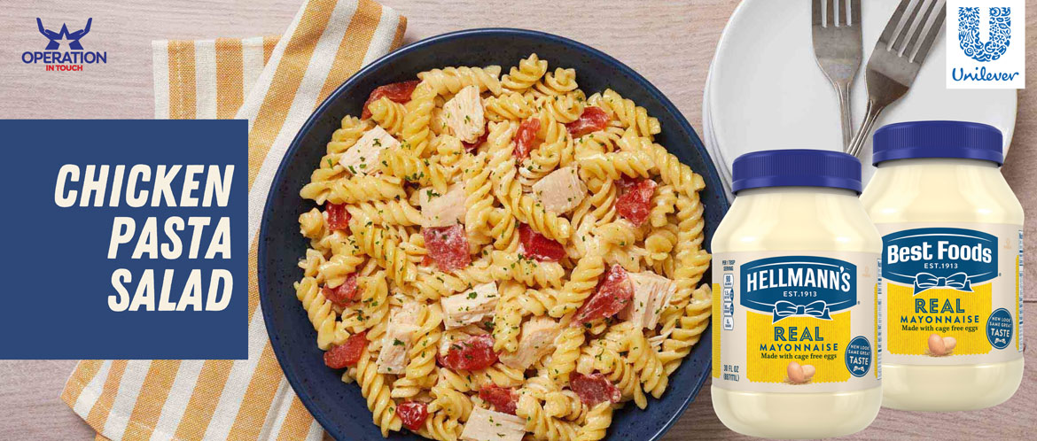 HBF chicken pasta salad carousel