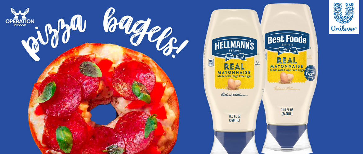 HBF pizza bagels carousel