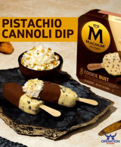 Magnum pistachio cannoli dip article 3