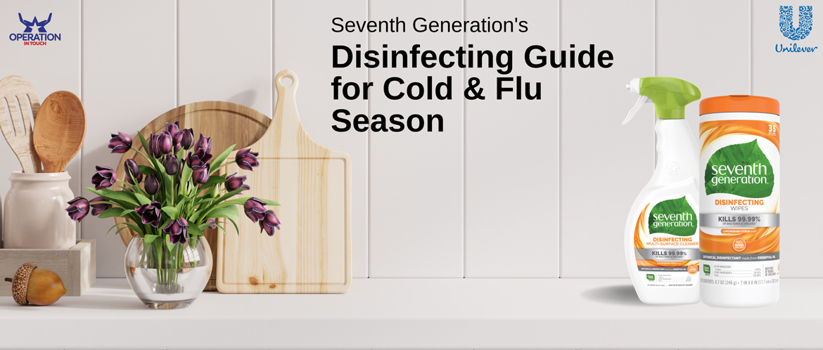 SVG disinfecting guide for cold flu season carousel