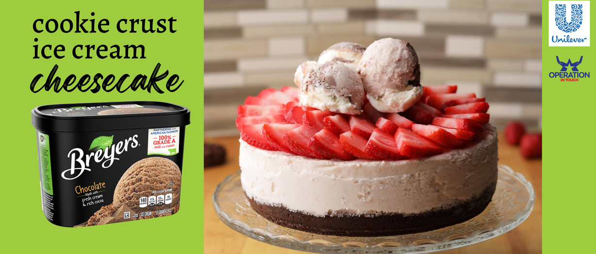 Breyers cookie crust ice cream cheesecake carousel