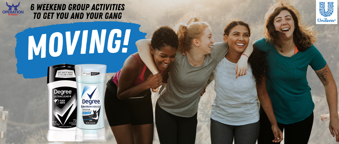 Degree group activities to get your gang moving carousel