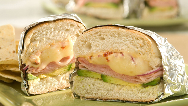 HBF Real toasted ham cheese tortas